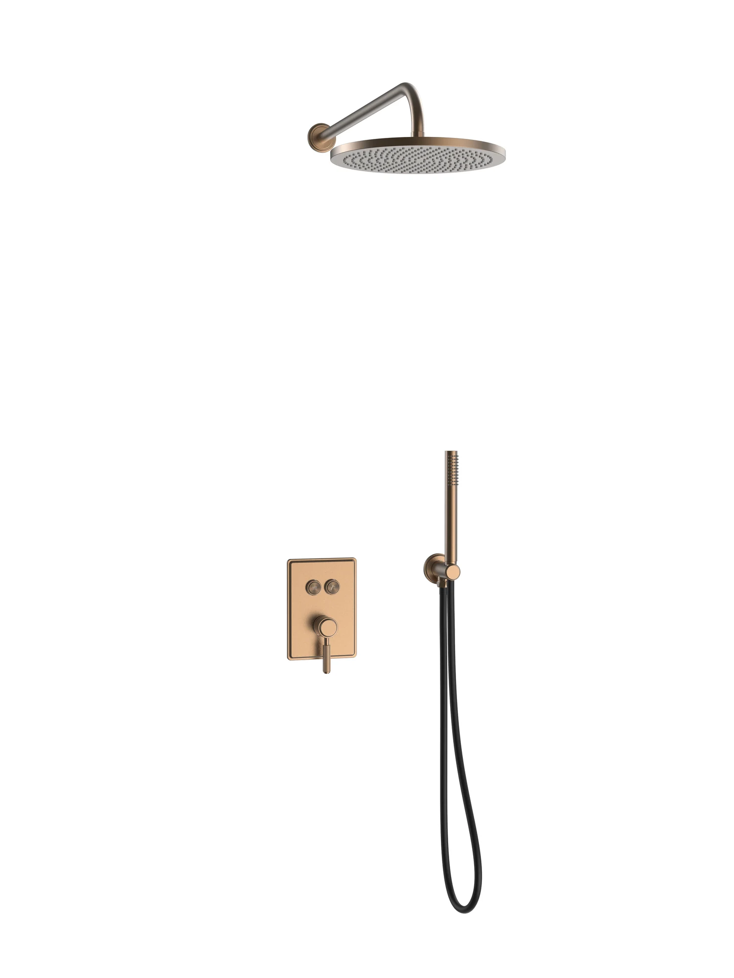 2-way concealed shower set 120107BR