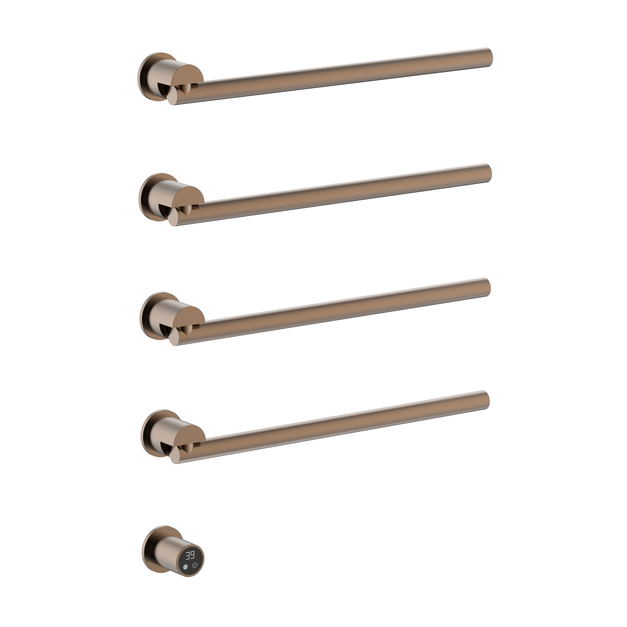 Concealed electric heated towel rack 150101BR