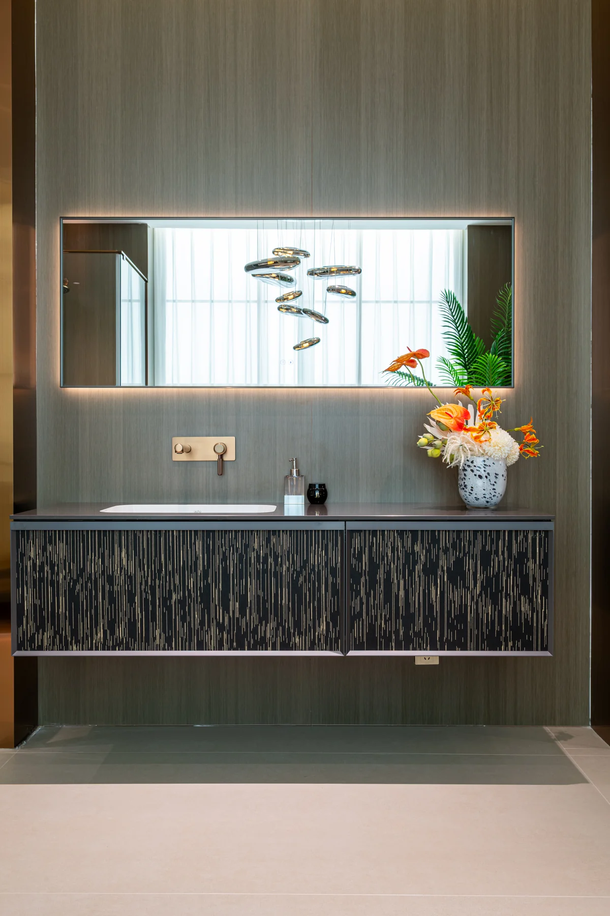 Luminous Tranquility vanity area