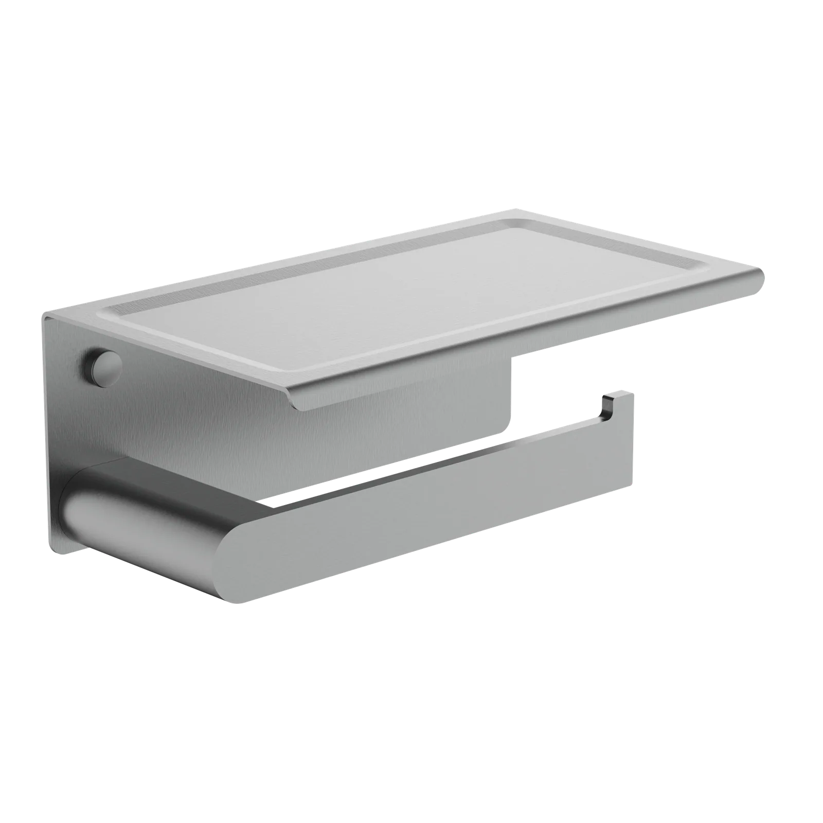 Toilet paper holder with shelf 130604BG